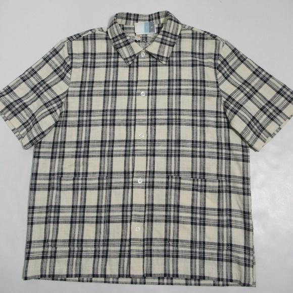Kith Men's Boxy Collared Overshirt Nocturnal KHM031159-413 Size L Summer 2023 - Picture 1 of 12